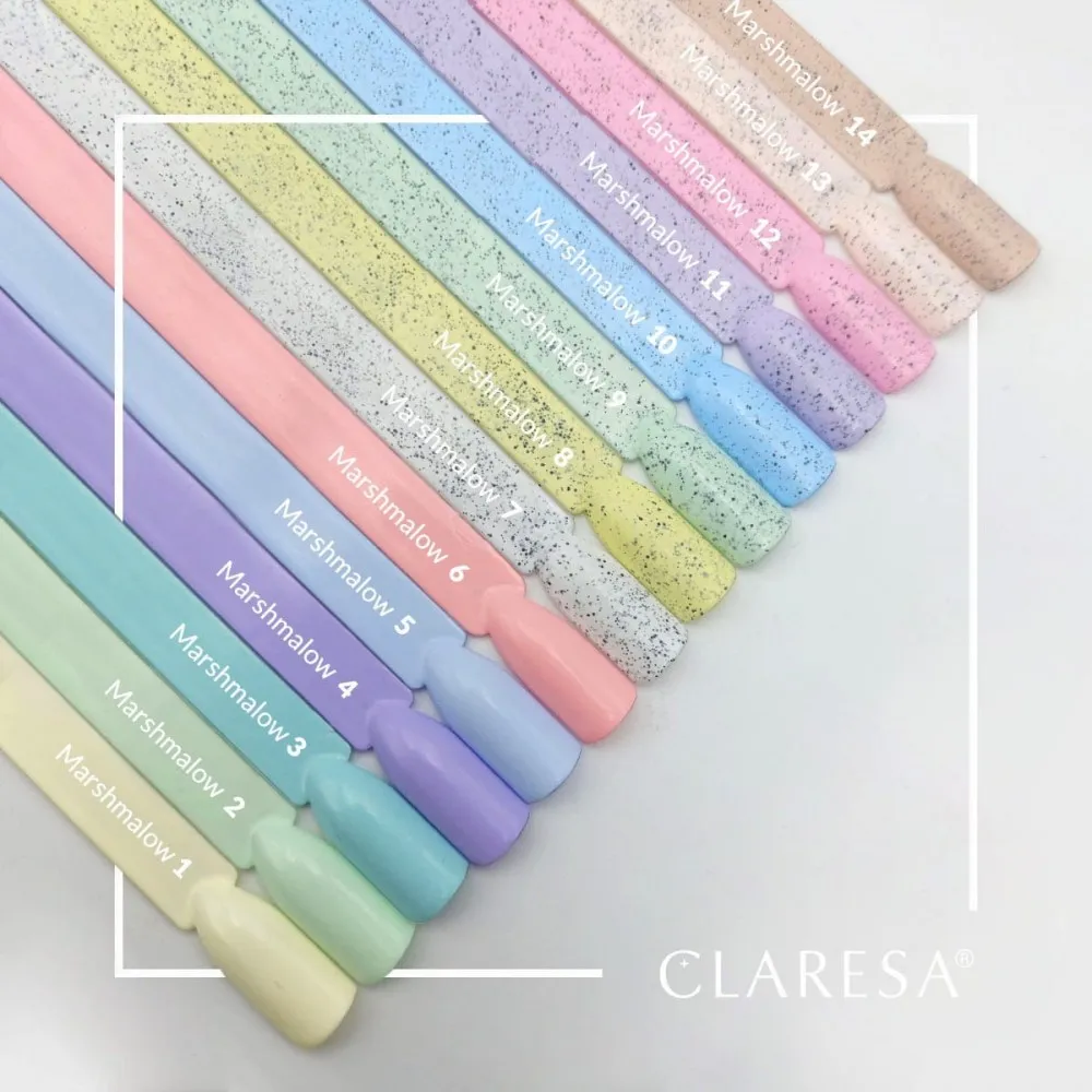 CLARESA Marshmallow 4 – Vernis gel pour ongles, 5 ml