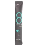 MASIL 8 Seconds Masque capillaire liquide – stick-sachet bleu, masque express volumisant 8 ml