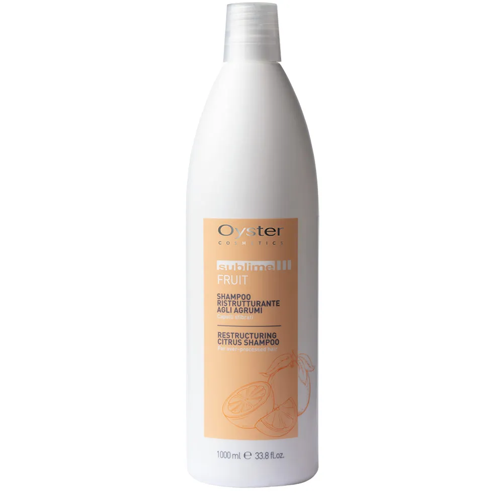 Oyster FRUIT SUBLIME — Shampoing régénérant aux agrumes, 1000 ml