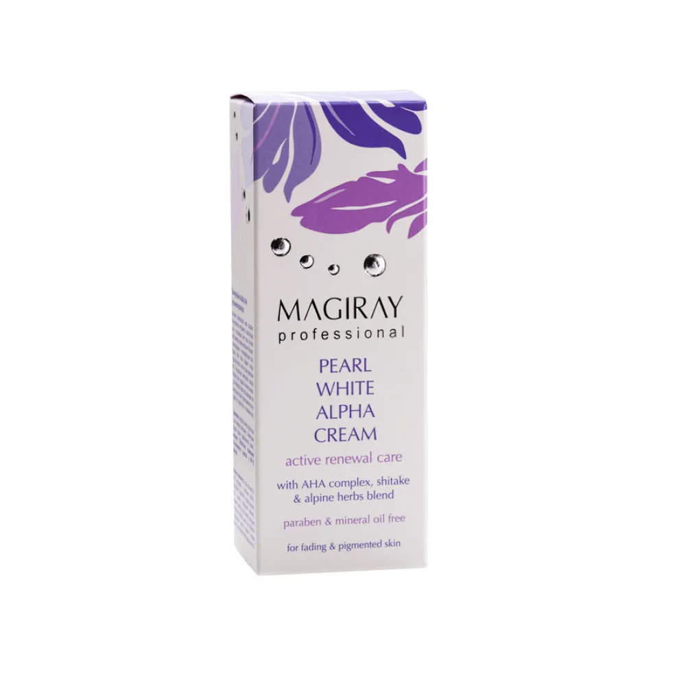 MAGIRAY PEARL WHITE ALPHA CREAM – Crème de nuit aux AHA pour peau mature et pigmentée