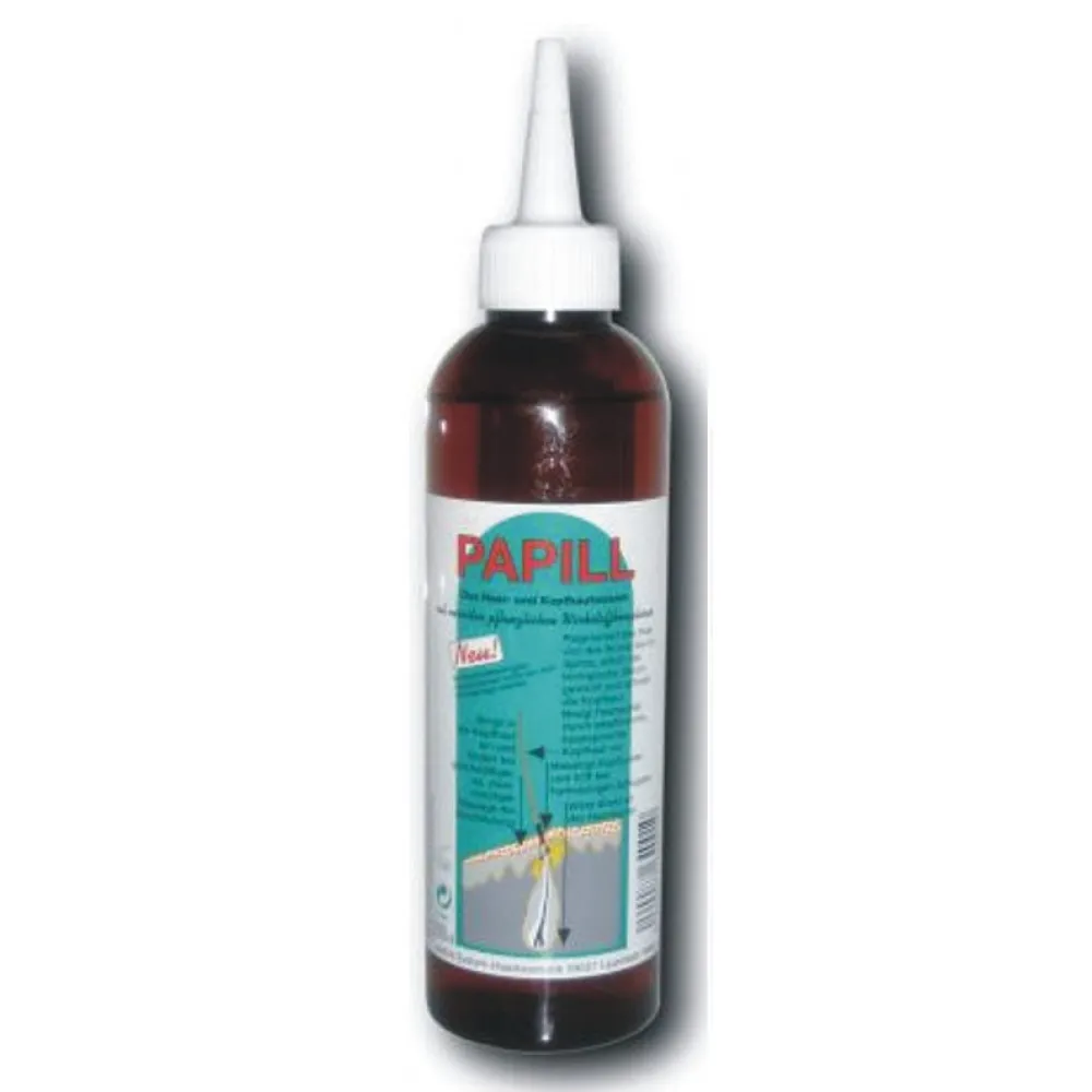 Justus PAPILL HAAR & Kopfhautwasser – Tonique anti-chute pour cheveux et cuir chevelu, 200 ml