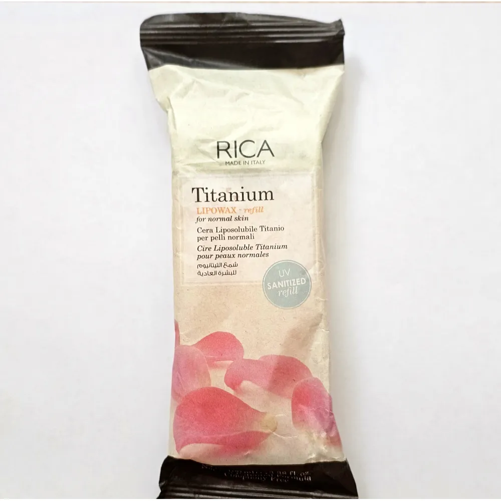 RICA Titanium Wax — Cire rose au dioxyde de titane, 100 ml