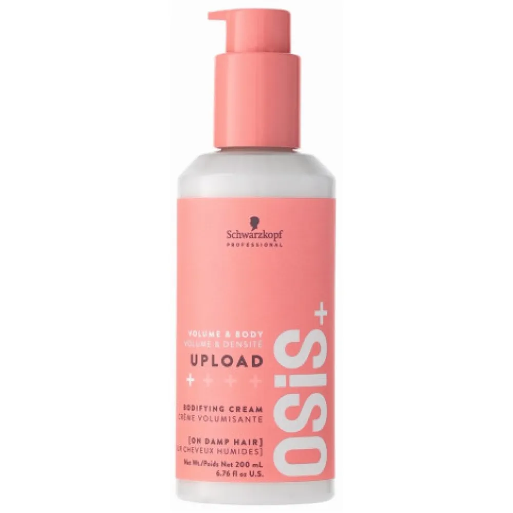 Schwarzkopf Professional OSIS+ Upload Cream — Crème volume et brillance pour cheveux, 200 ml