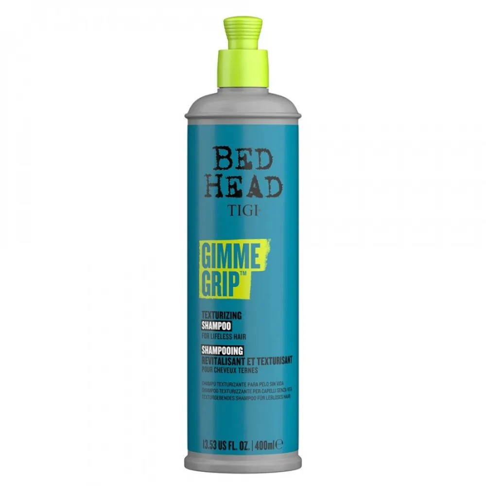 TIGI Bed Head Gimme Grip Shampoo – Shampoing texturisant, 400 ml