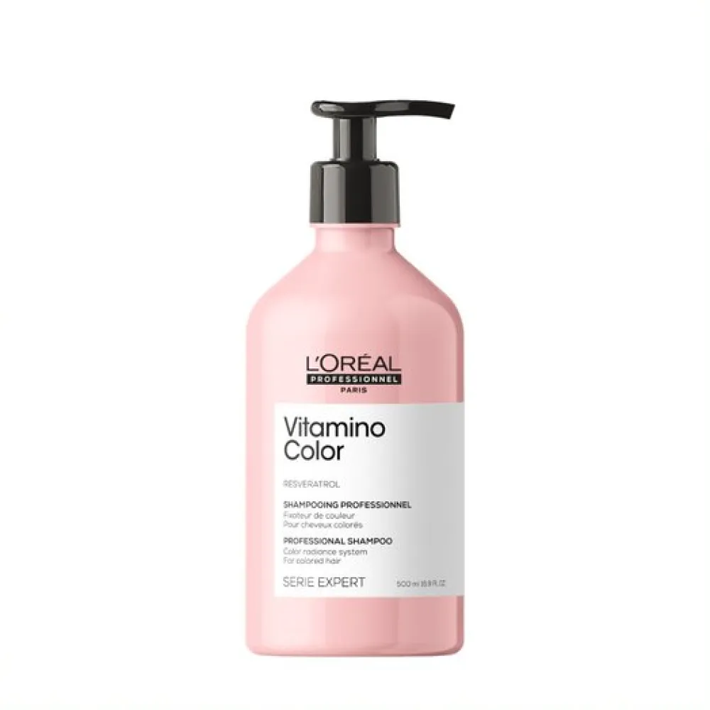 L'Oréal Professionnel Serie Expert Vitamino Color Shampoo - Shampooing pour cheveux colorés, 500 ml