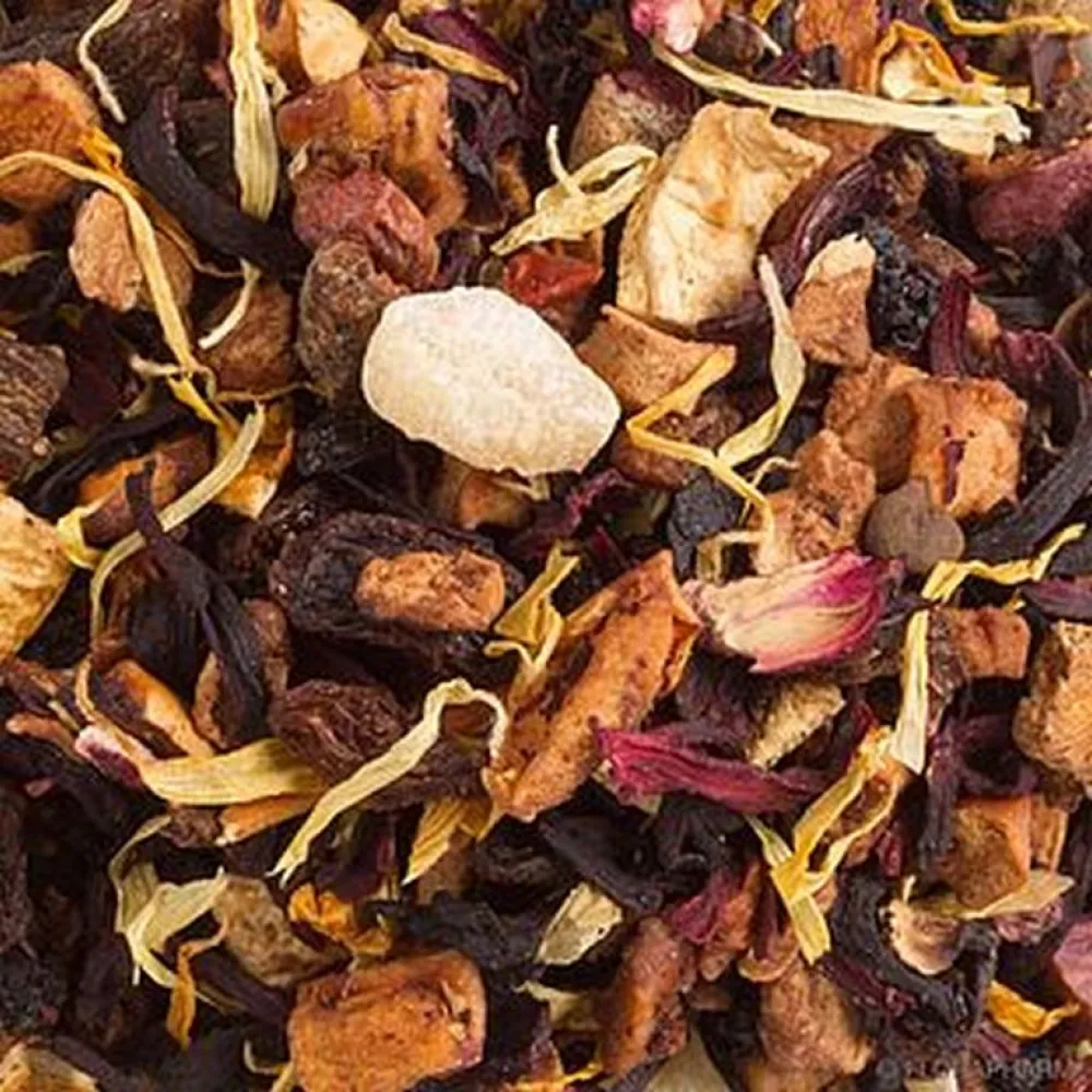 APRICOT PEACH — thé aux fruits avec morceaux de fruits, 100 g