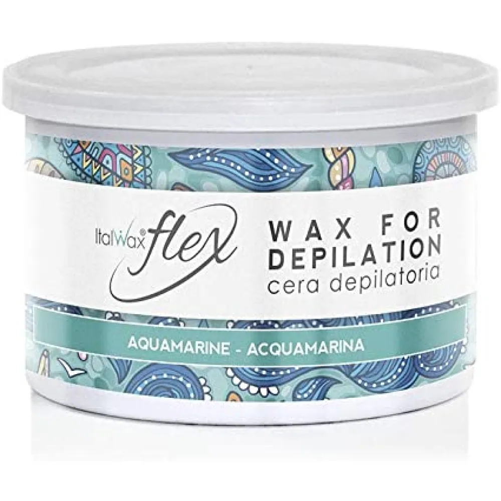 Italwax FLEX Aquamarine 400 ml - Cire douce Aquamarine 400 ml