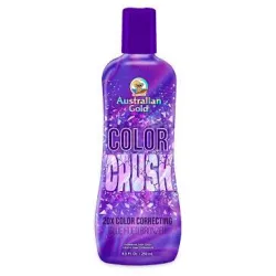 Australian Gold COLOR CRUSH - Crème pour solarium correctrice de la teinte du bronzage, 250 ml