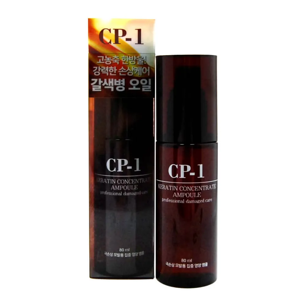 CP-1 Keratin Concentrate Ampoule – Essence concentrée à la kératine pour cheveux fragiles, secs et sujets aux frisottis, 80 ml