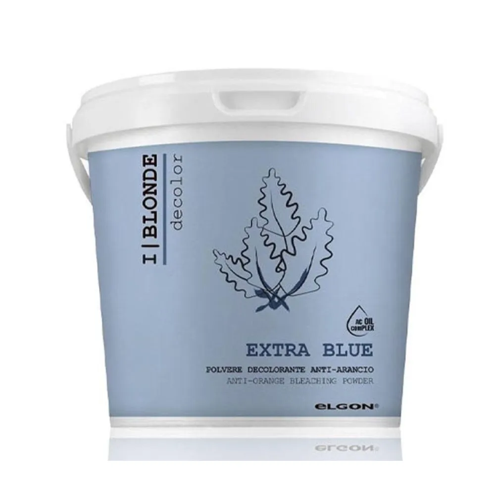 ELGON Decolor I Blonde Extra Blue — Poudre décolorante pour cheveux, bleue