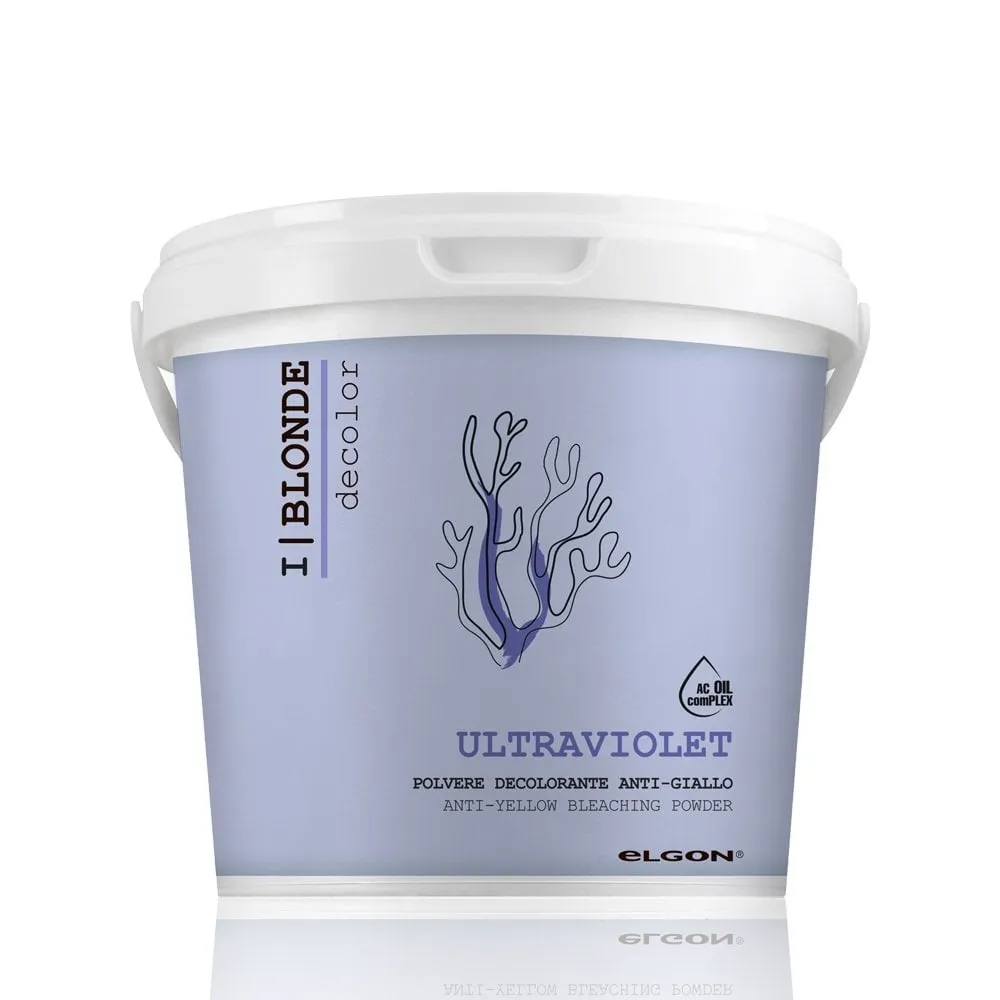 ELGON Decolor I Blonde Ultra Violet – Poudre décolorante violette pour cheveux