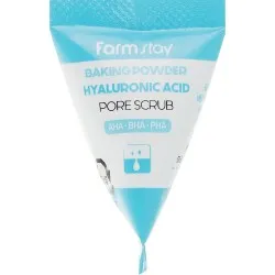 FarmStay Baking Powder Pore Scrub à l'acide hyaluronique – Gommage visage, 7 ml