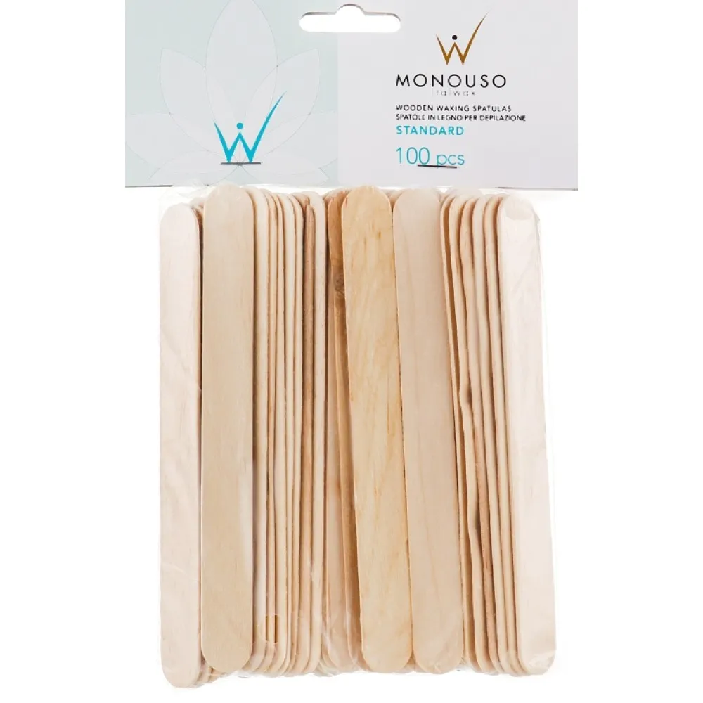 ItalWax spatules en bois standard, 100 pièces