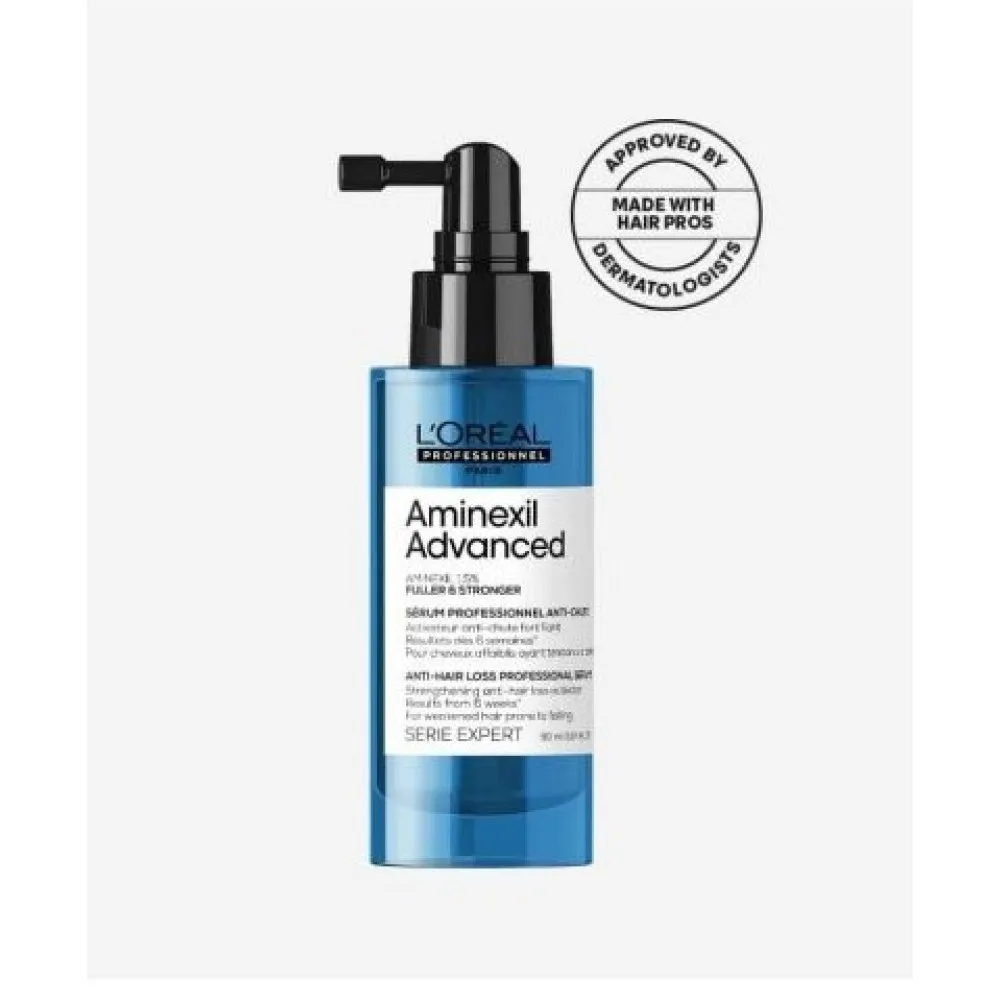 L'Oréal Professionnel Aminexil Advanced Sérum activateur anti-chute – Sérum fortifiant contre la perte de cheveux, 90 ml