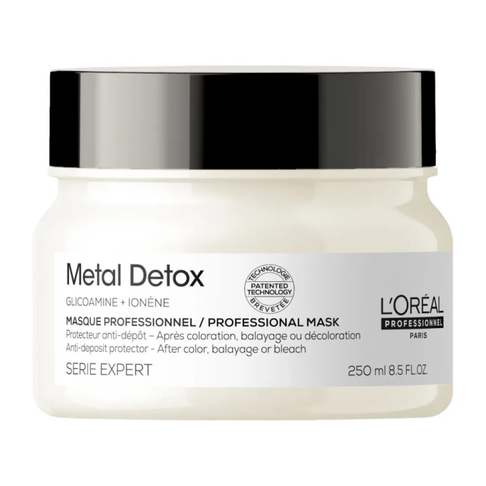 L'Oréal Professionnel Série Expert Metal Detox Masque - Système professionnel de protection contre les dépôts, 250 ml