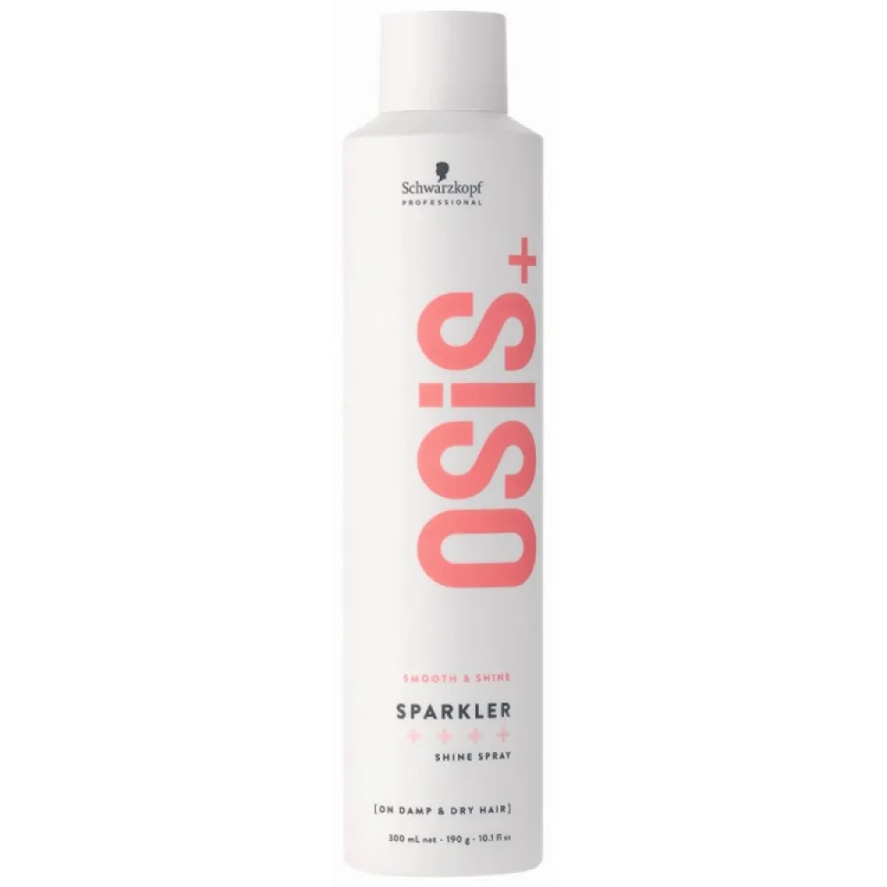 Schwarzkopf Professional OSIS+ Sparkler Shine Spray – Spray Brillance Cheveux, 300 ml