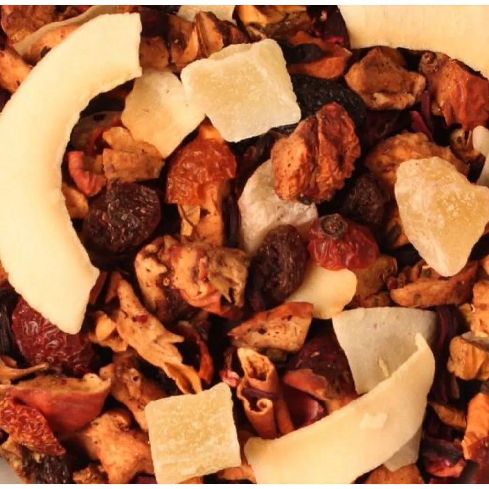 Thé aux fruits PINA COLADA avec morceaux de fruits, 100 g