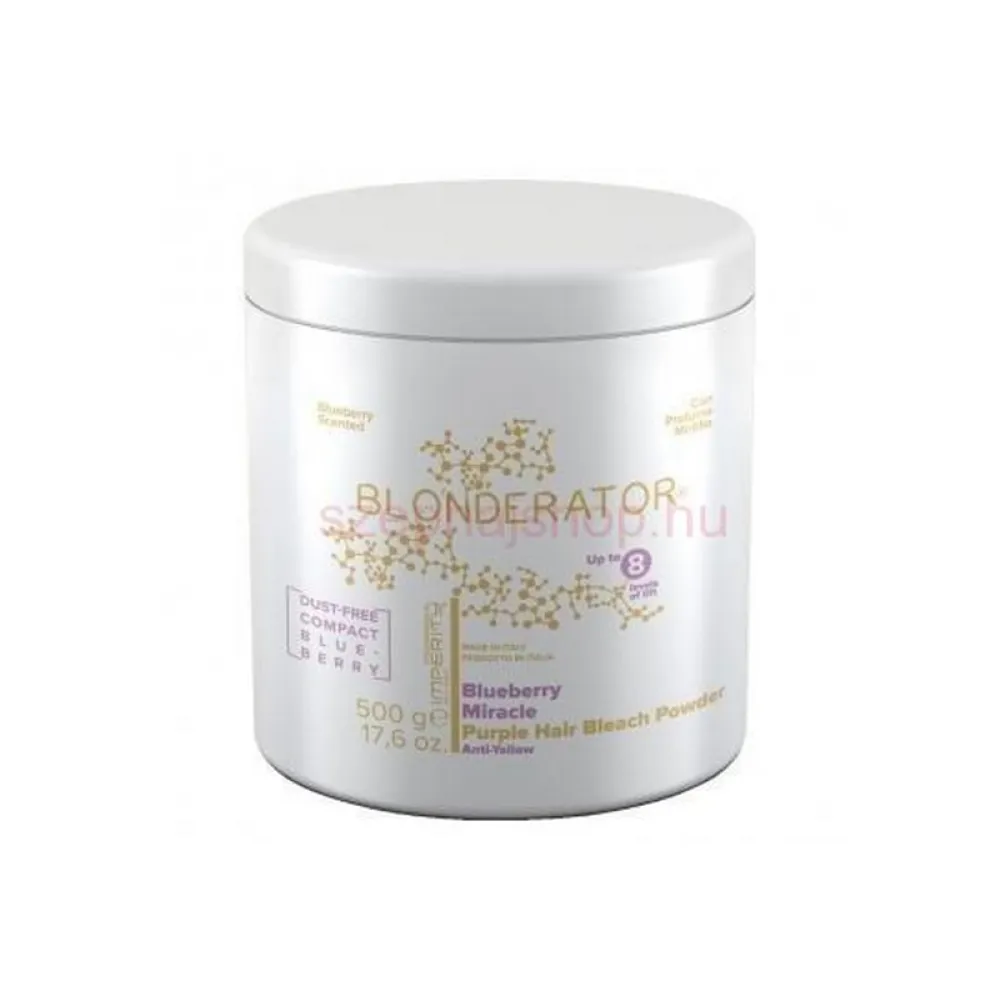 Imperity Blonderator (8) Blueberry Miracle — Poudre décolorante enrichie en kératine, 500 g