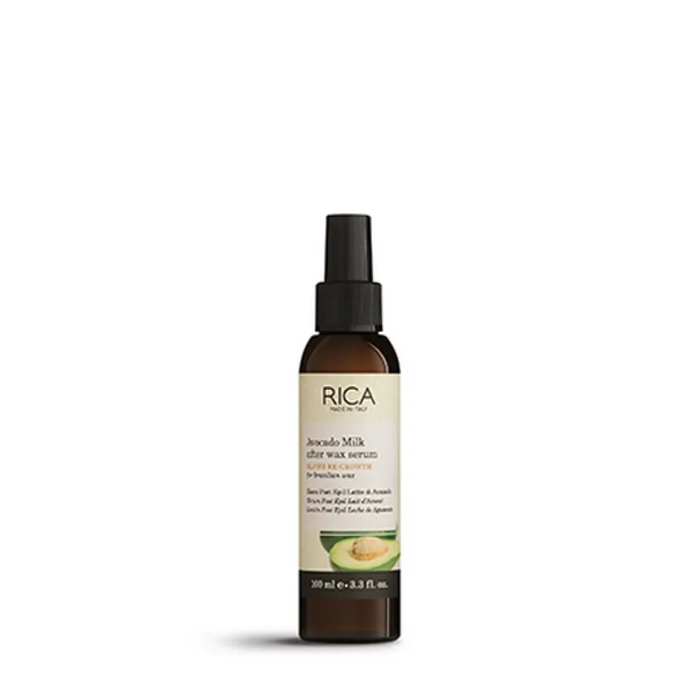RICA Avocado Milk After Wax Serum – Sérum après épilation à l'avocat anti-poils incarnés, 100 ml