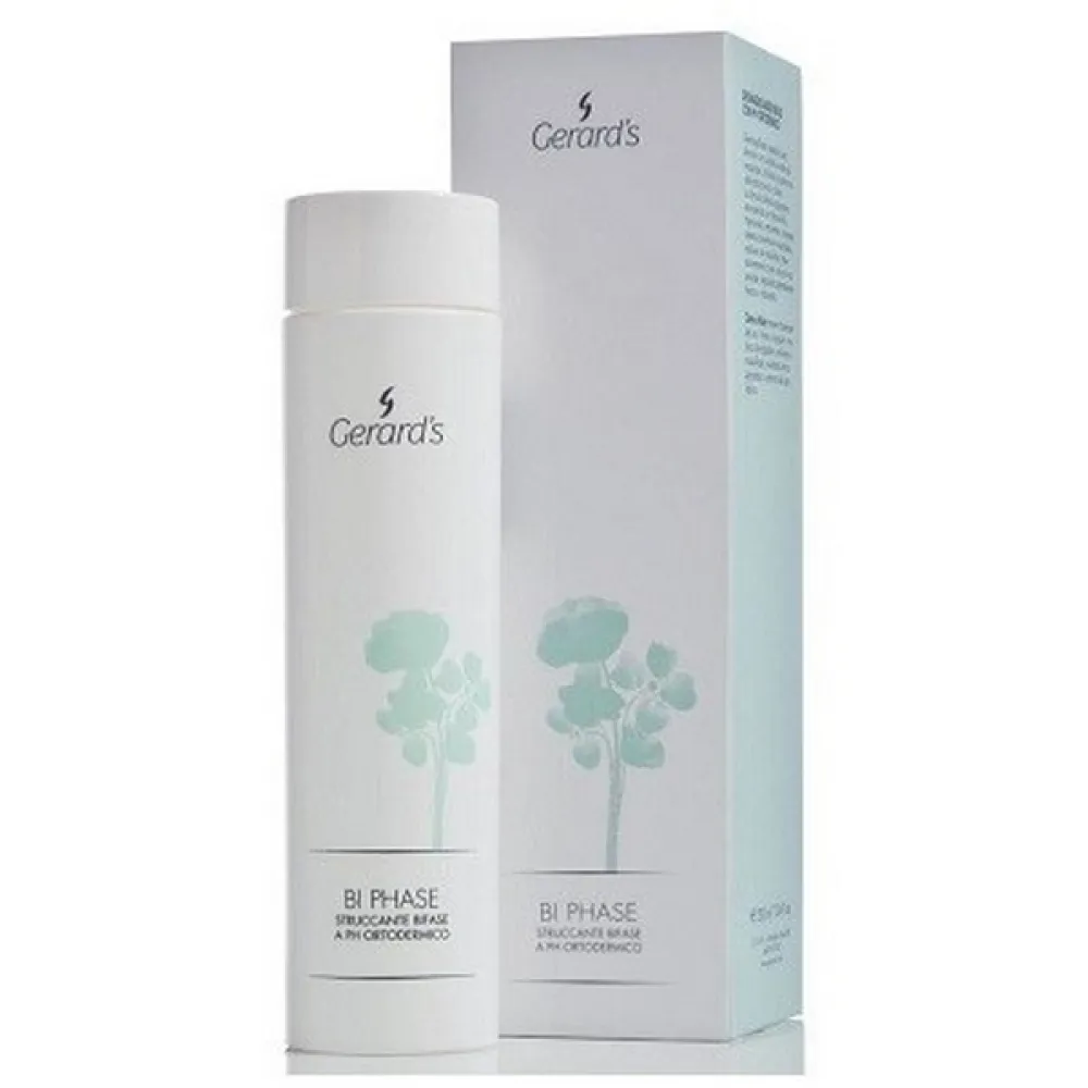 GERARD'S BI PHASE – Démaquillant biphasé compatible avec le pH de la peau, 200 ml