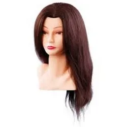 Tête de mannequin Ellen à cheveux naturels – 40 cm