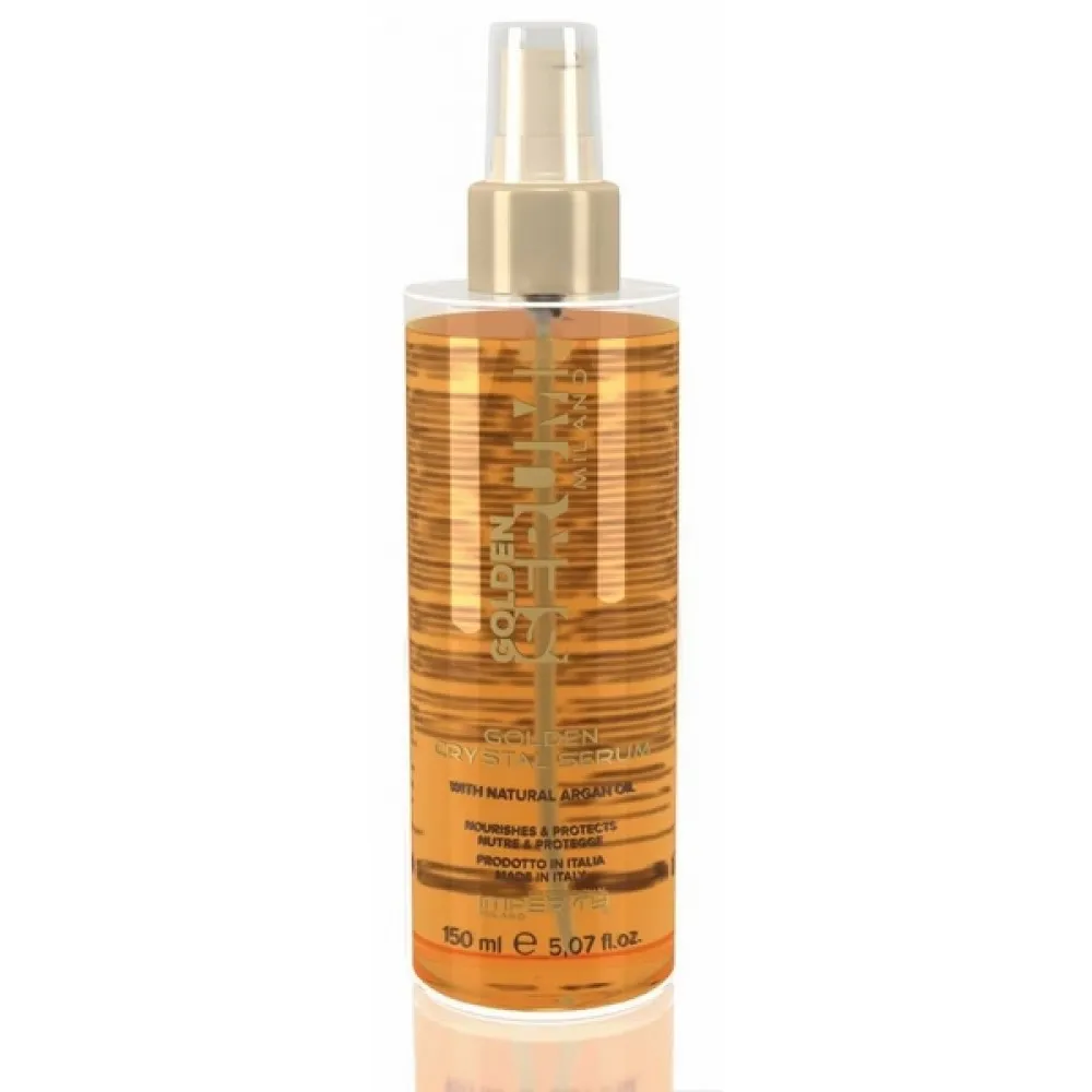 IMPERITY Milano GOLDEN Crystal Serum - Sérum capillaire régénérant à l'huile d'argan, 150 ml