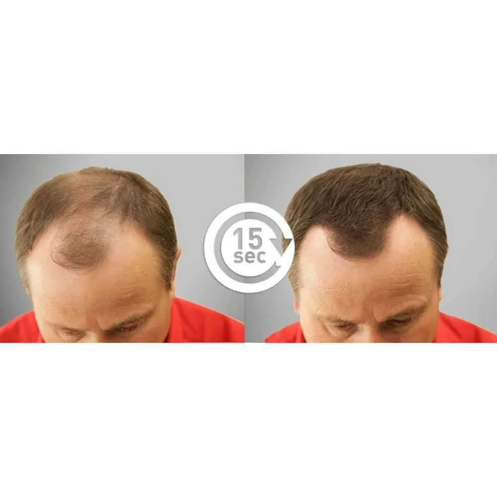 HAIR EFFECT Light Brown 7-8 - Poudre de fibres capillaires, châtain clair, 26 g