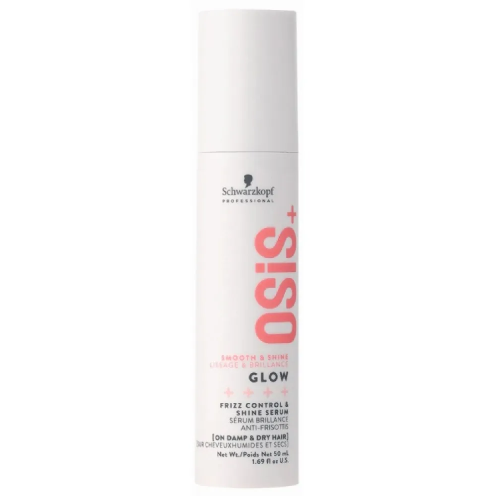 Schwarzkopf Professional OSIS+ Glow Serum - Sérum anti-frisottis éclat, 50 ml