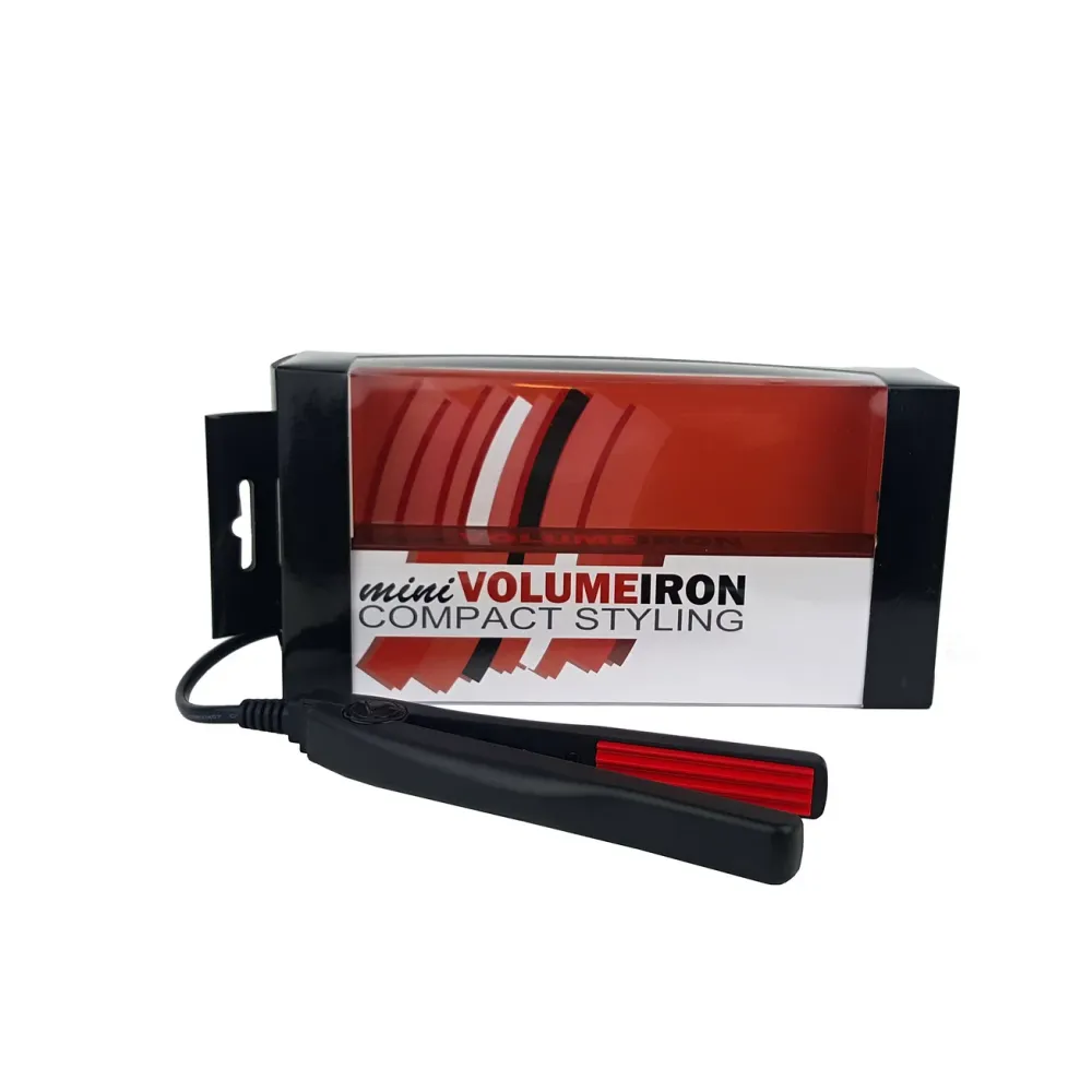 Gaufreur pour cheveux Mini Volume Iron, noir