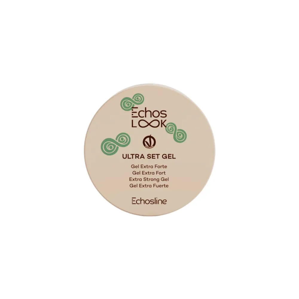 ECHOSLOOK Ultra Set Gel – Gel coiffant à fixation extra-forte, 200 ml