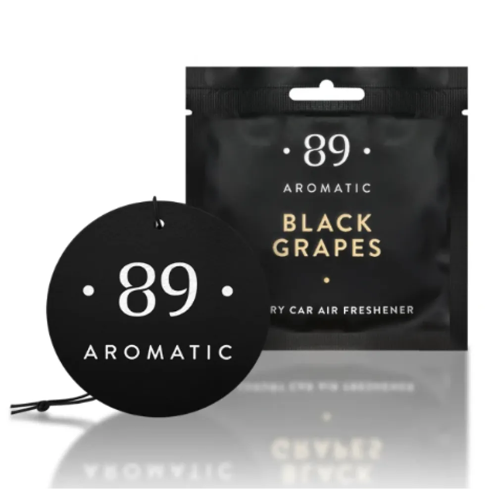 AROMATIC 89 — Désodorisant d'air suspendu en papier, parfum BLACK GRAPES