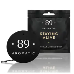 AROMATIC 89 - Désodorisant en papier suspendu, STAYING ALIVE