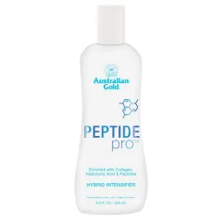 Australian PEPTIDE PRO Hybrid Intensifier — Crème pour solarium sans bronzers avec acide hyaluronique et collagène, 250 ml