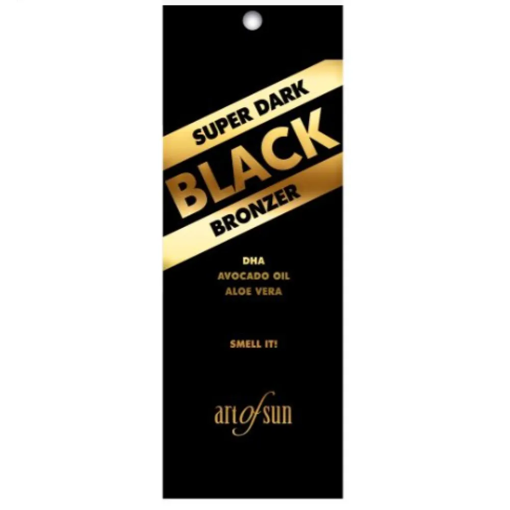 Art Of Sun Black Super Dark Bronzer - Crème de solarium enrichie en bronzers, 15 ml