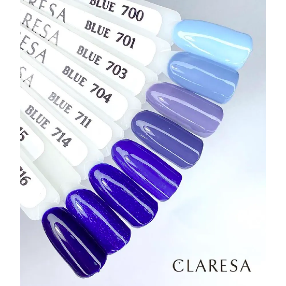CLARESA BLUE 709 - Vernis à ongles gel, 5 ml
