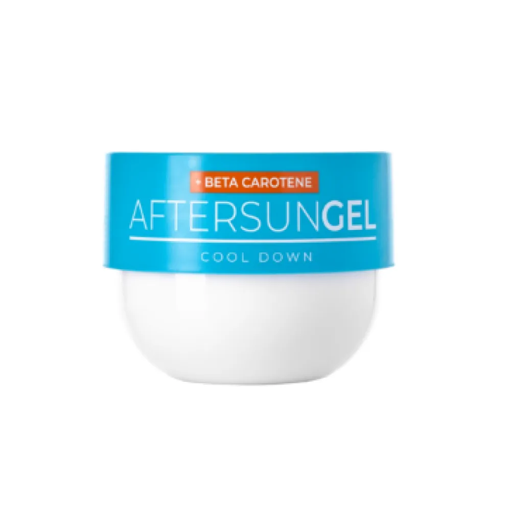 BYROKKO Shine Brown Beta Carotene After Sun Gel – Gel rafraîchissant après-soleil pour la peau, 200 g