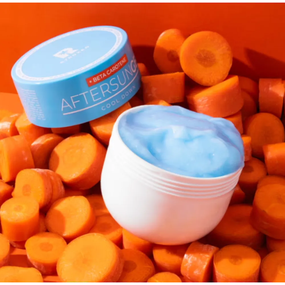 BYROKKO Shine Brown Beta Carotene After Sun Gel – Gel rafraîchissant après-soleil pour la peau, 200 g