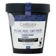 CARELIKA Algea Peel Off Mask Bilberry — masque peel-off filmogène pour peau sensible sujette à la couperose, 25 g