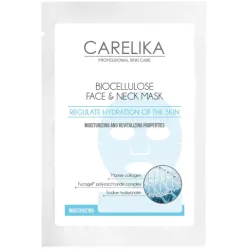 CARELIKA Masque Visage et Cou en Biocellulose – Hydratant et Revitalisant, 18 ml