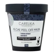 CARELIKA Algea Peel Off Mask Caviar Extract – Masque peel-off filmogène aux extraits de caviar pour une peau éclatante et lumineuse, 25 g