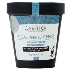 CARELIKA Algea Peel Off Mask Cryogenic Complex – Masque peel-off filmogène à effet anti-âge, 25 g