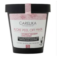 CARELIKA Algea Peel Off Mask Actiwhite et extrait de lotus - Masque filmogène éclaircissant aux argiles blanches, 30 g