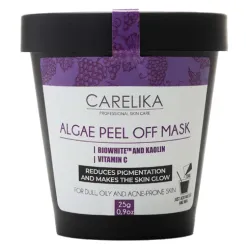 CARELIKA Algea Peel Off Mask Biowhite and Vitamin C - Masque peel-off plastifiant éclaircissant à la vitamine C, 25 g