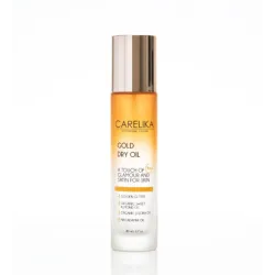 CARELIKA Gold Dry Oil — Huile sèche pour cheveux et corps, adoucissante et nourrissante, 80 ml