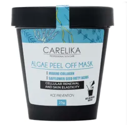 CARELIKA Masque peel-off aux algues et collagène marin — masque filmogène, 25 g