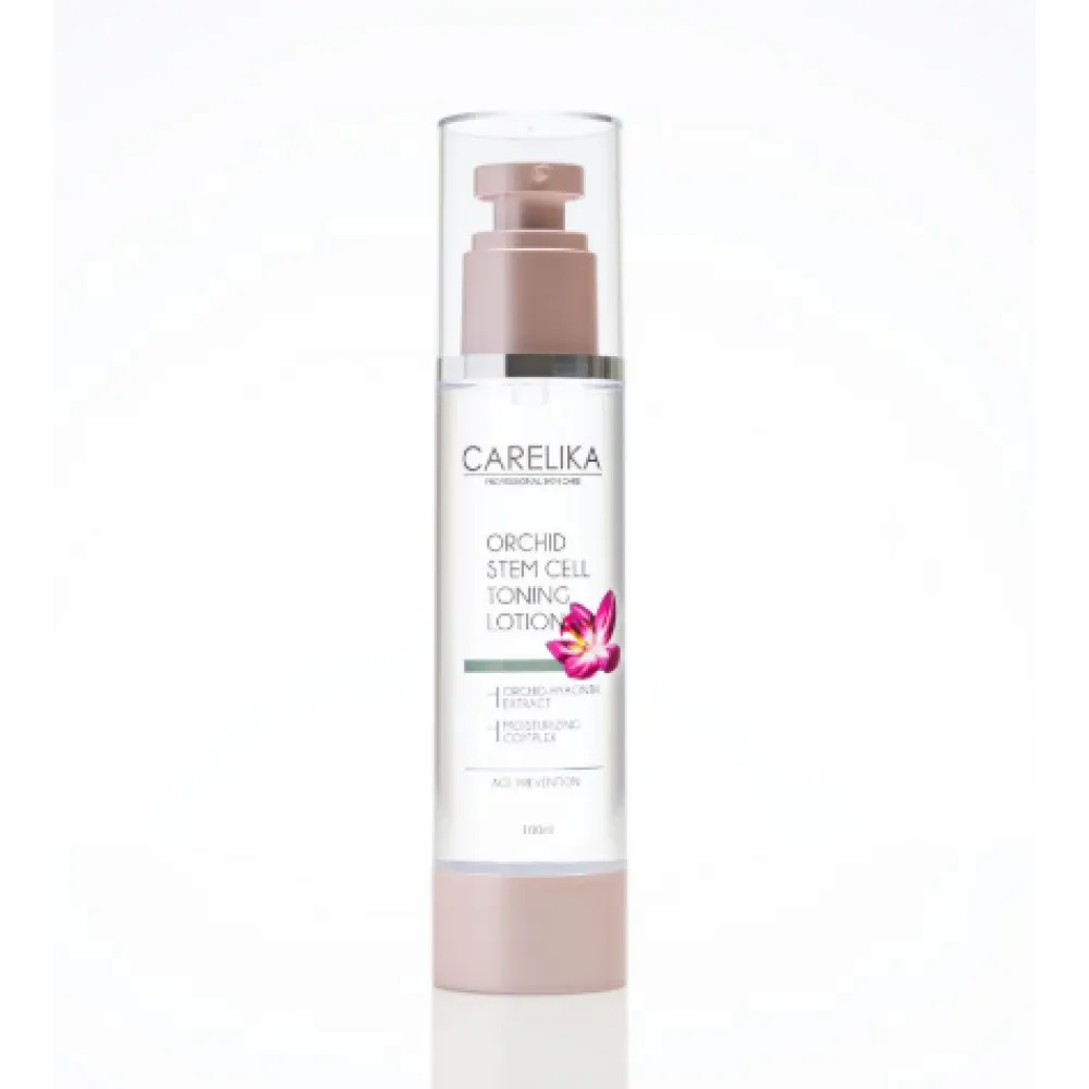 CARELIKA Orchid Stem Cell Toning Lotion - Lotion tonique aux cellules souches d'orchidée sans alcool, 100 ml