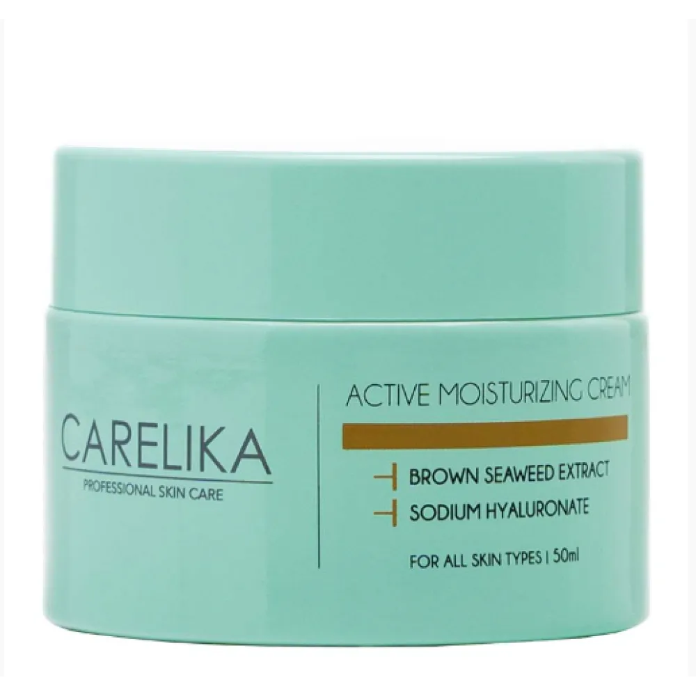 CARELIKA Crème hydratante active à l'acide hyaluronique, 50 ml