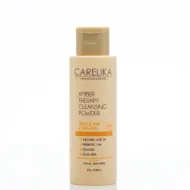 CARELIKA Amber Therapy Poudre nettoyante purifiante - 2 % d'acide succinique, Fucohgel et aloe vera, 25 g