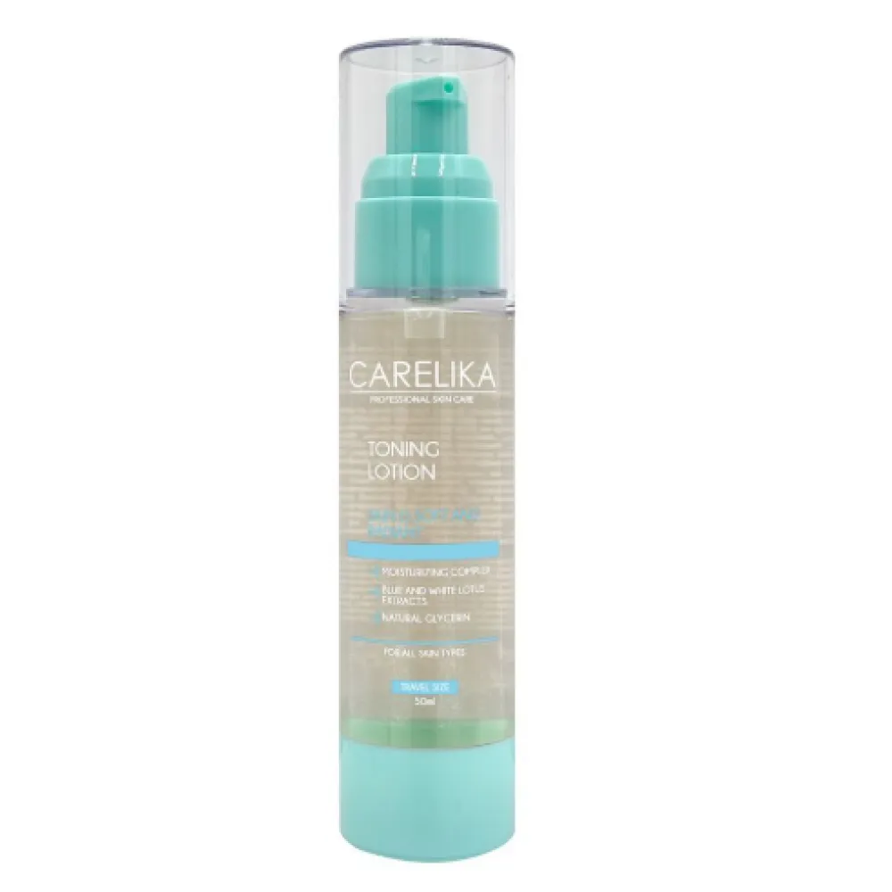 CARELIKA Lotion tonique, complexe hydratant sans alcool, 50 ml