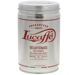 LUCAFFE DECAFFEINATO — Café moulu décaféiné 250 g